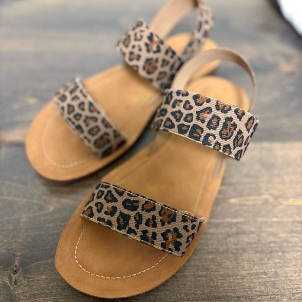 Leopard Print Sandals